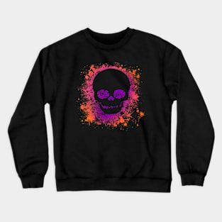 CJB Splatter Org/Purple Crewneck Sweatshirt